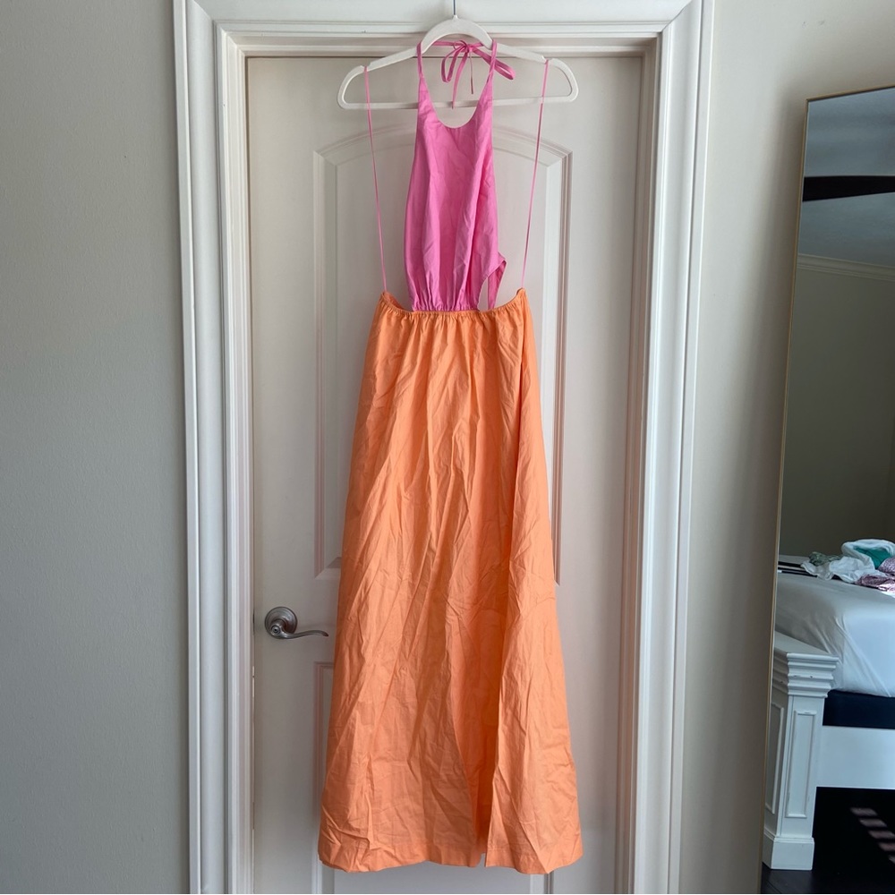 Golden Gray Maxi Dress by Karlie
